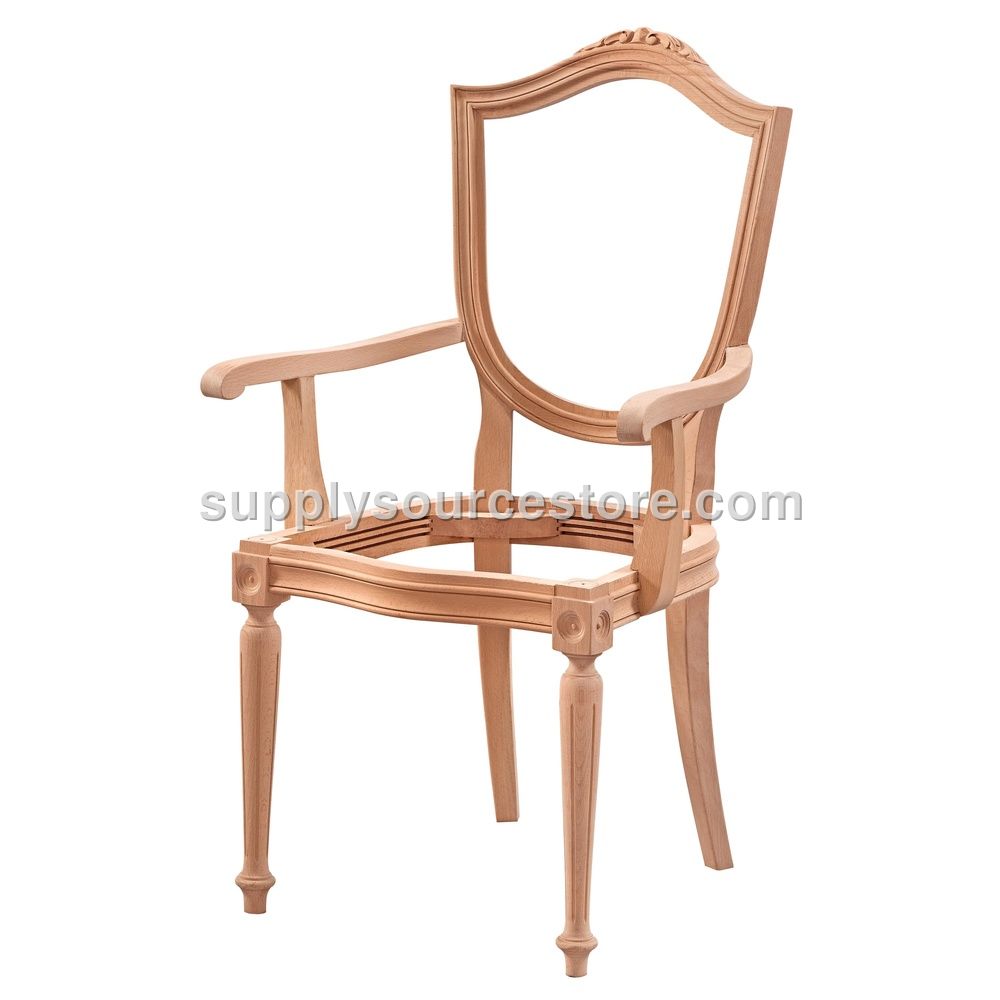 Cup Carved Strap Handle Chair