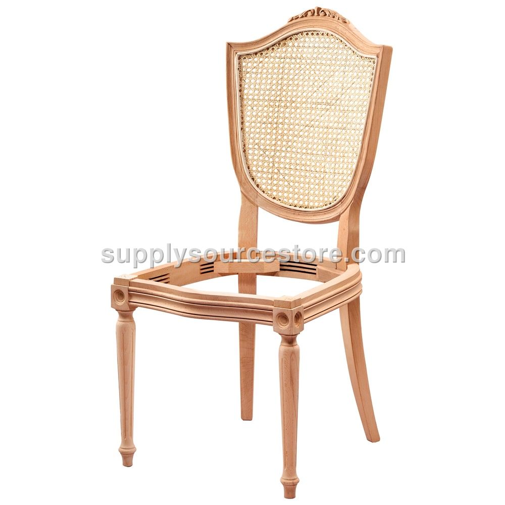 Rattan Cup Carved Strap Chair