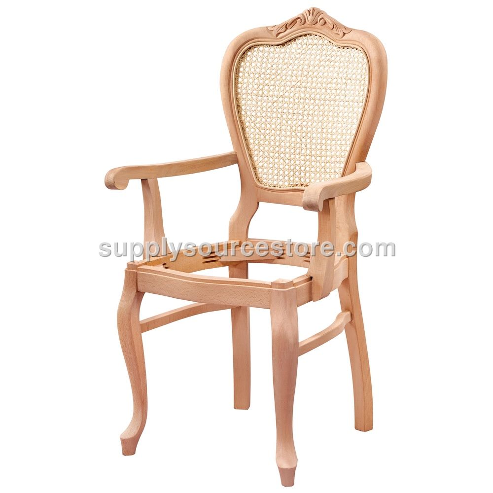 Rattan Classic Carved Armchair