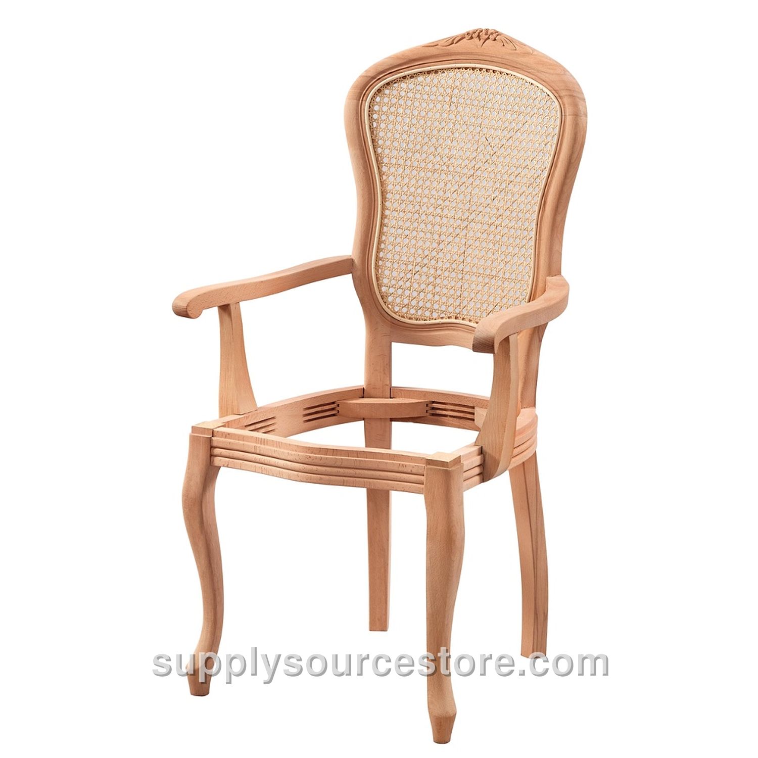 Woven Italian Patterned Arm Chair