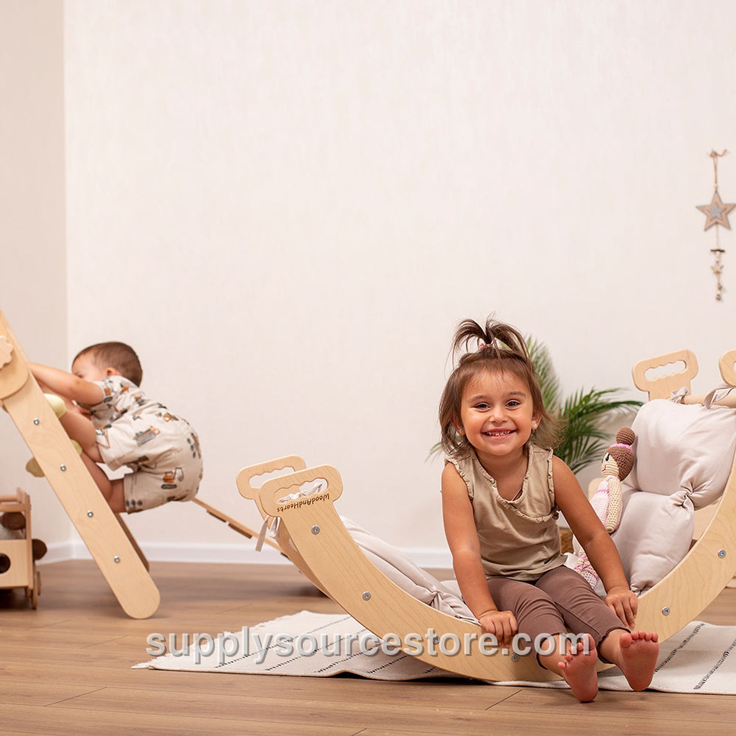 Montessori Climbing Gym With Cushion