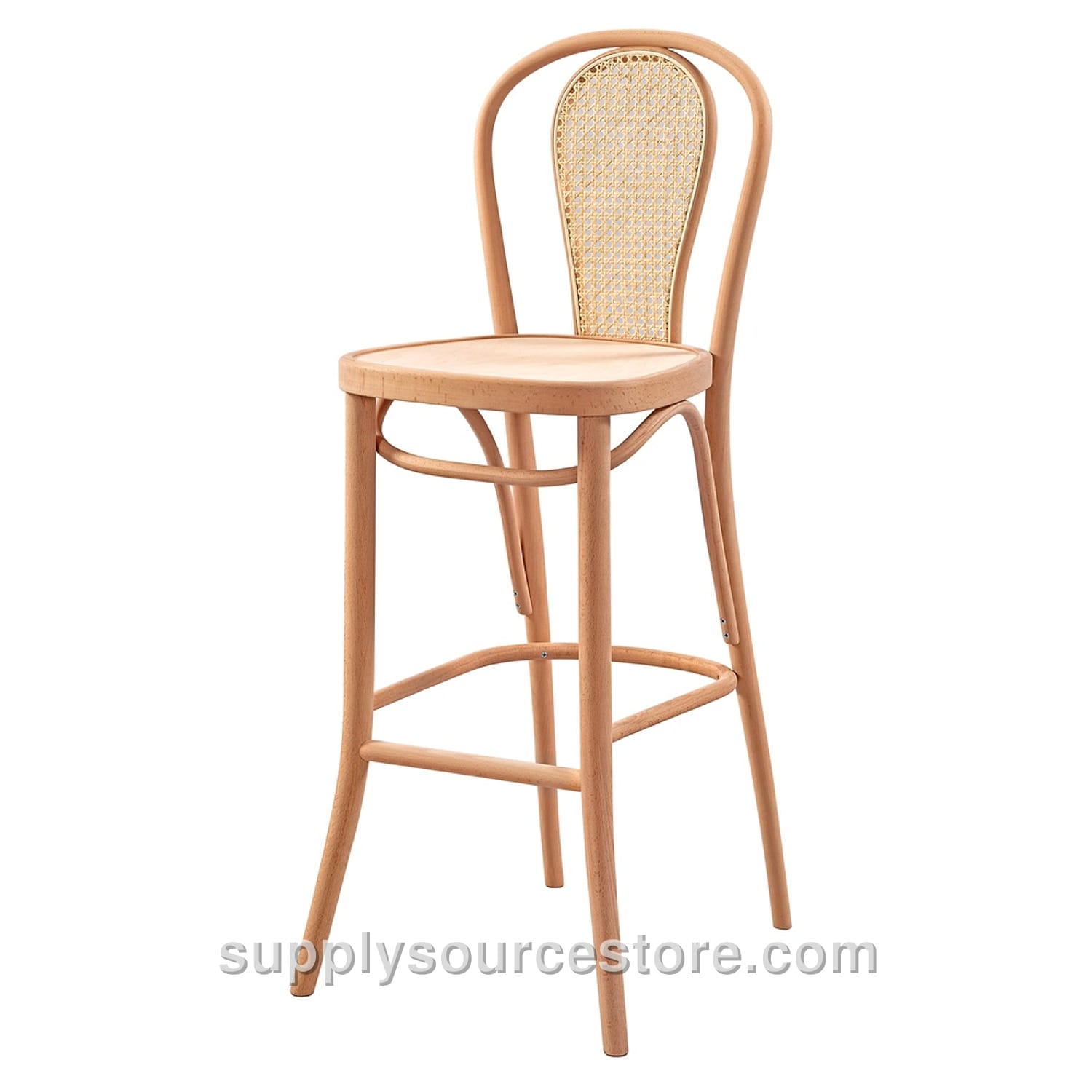 Straw Woven Vase Bar Chair