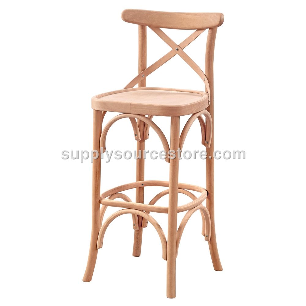 Tonet Cross Bar Stool