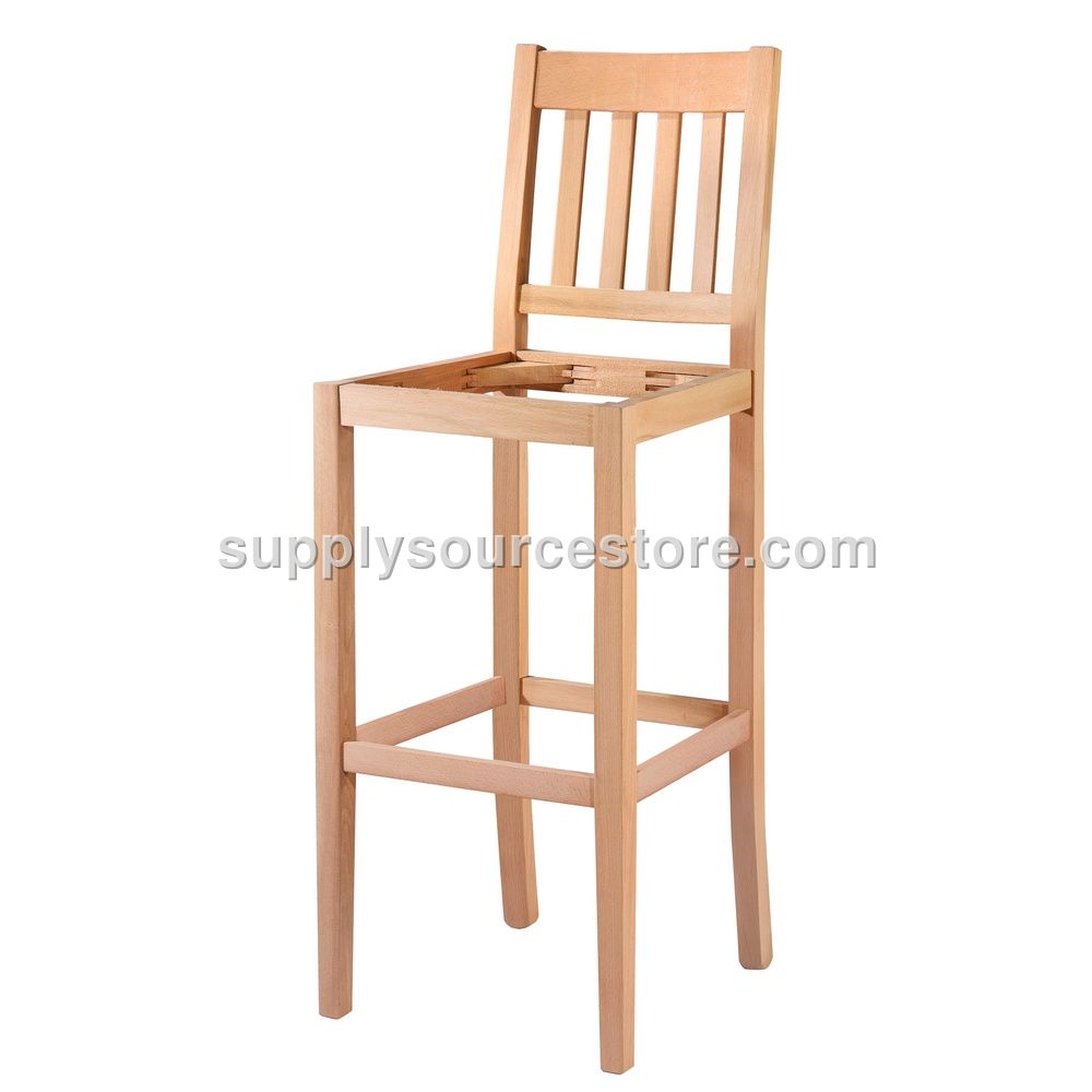 Woven Upholstered Bar Chair