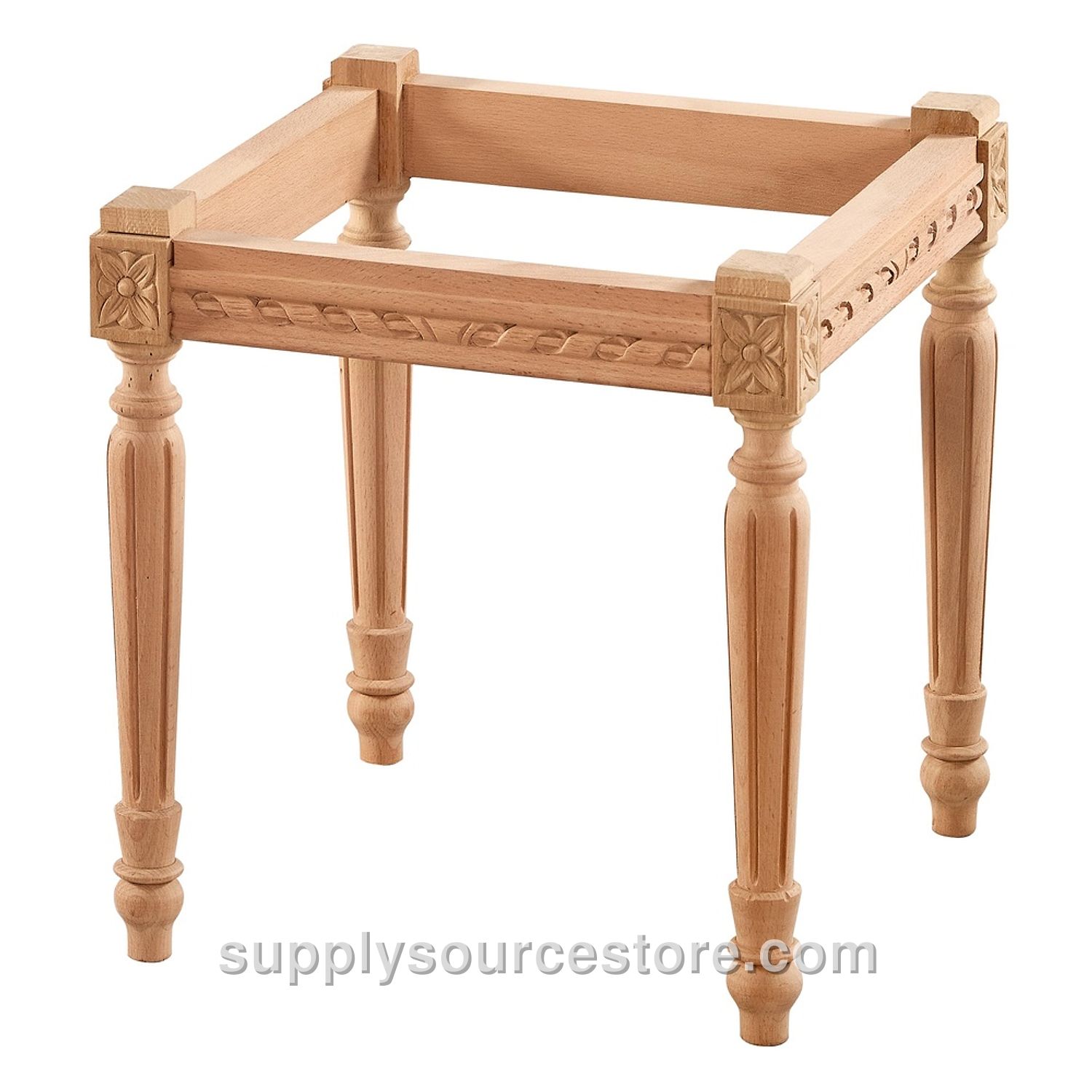 Daisy Square Pouf