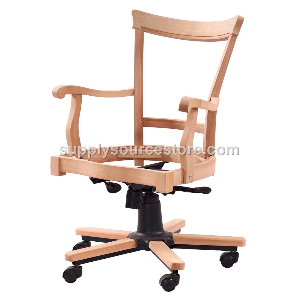 UPHOLSTERED SERIF ROTATING CHAIR