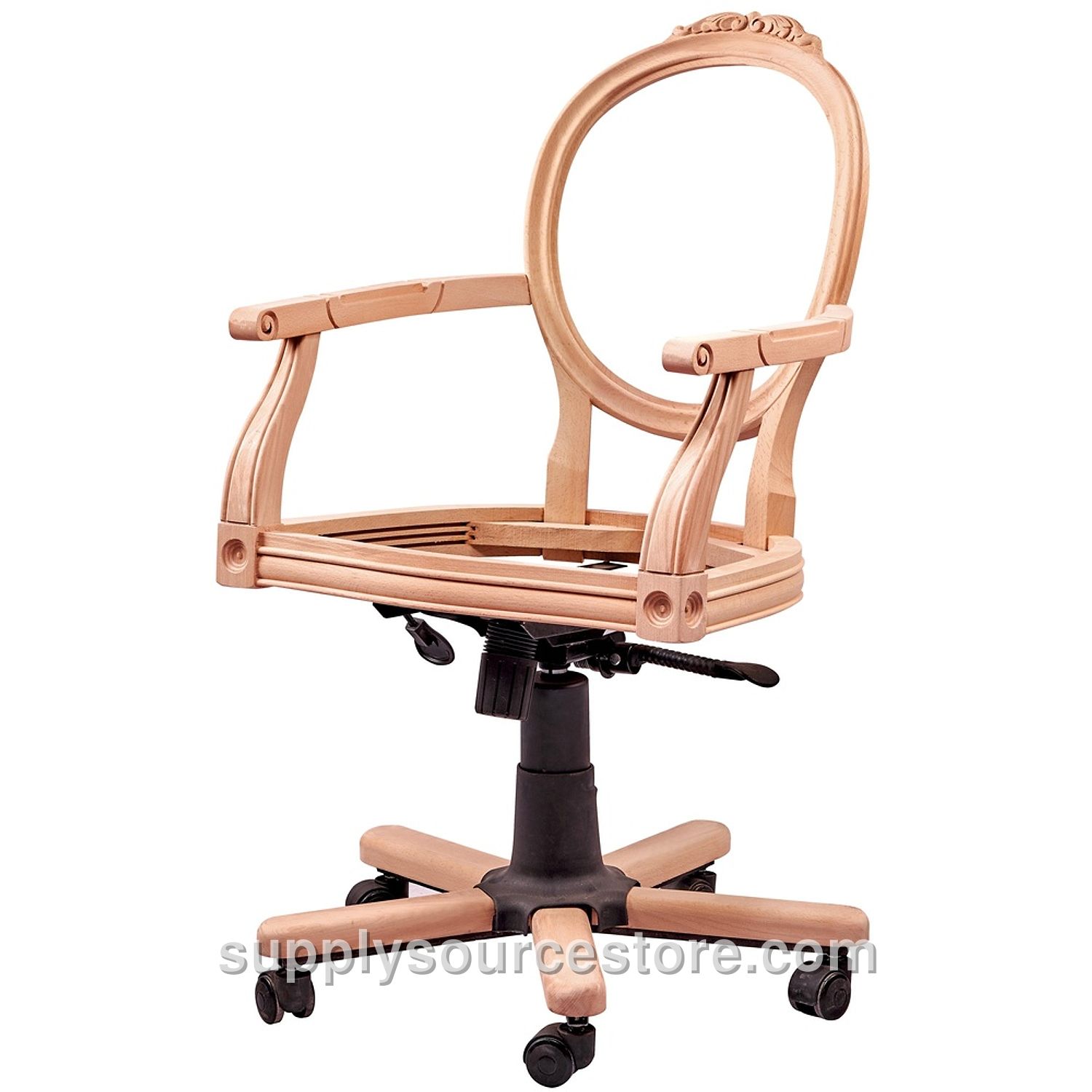 Carved Swivel Chair