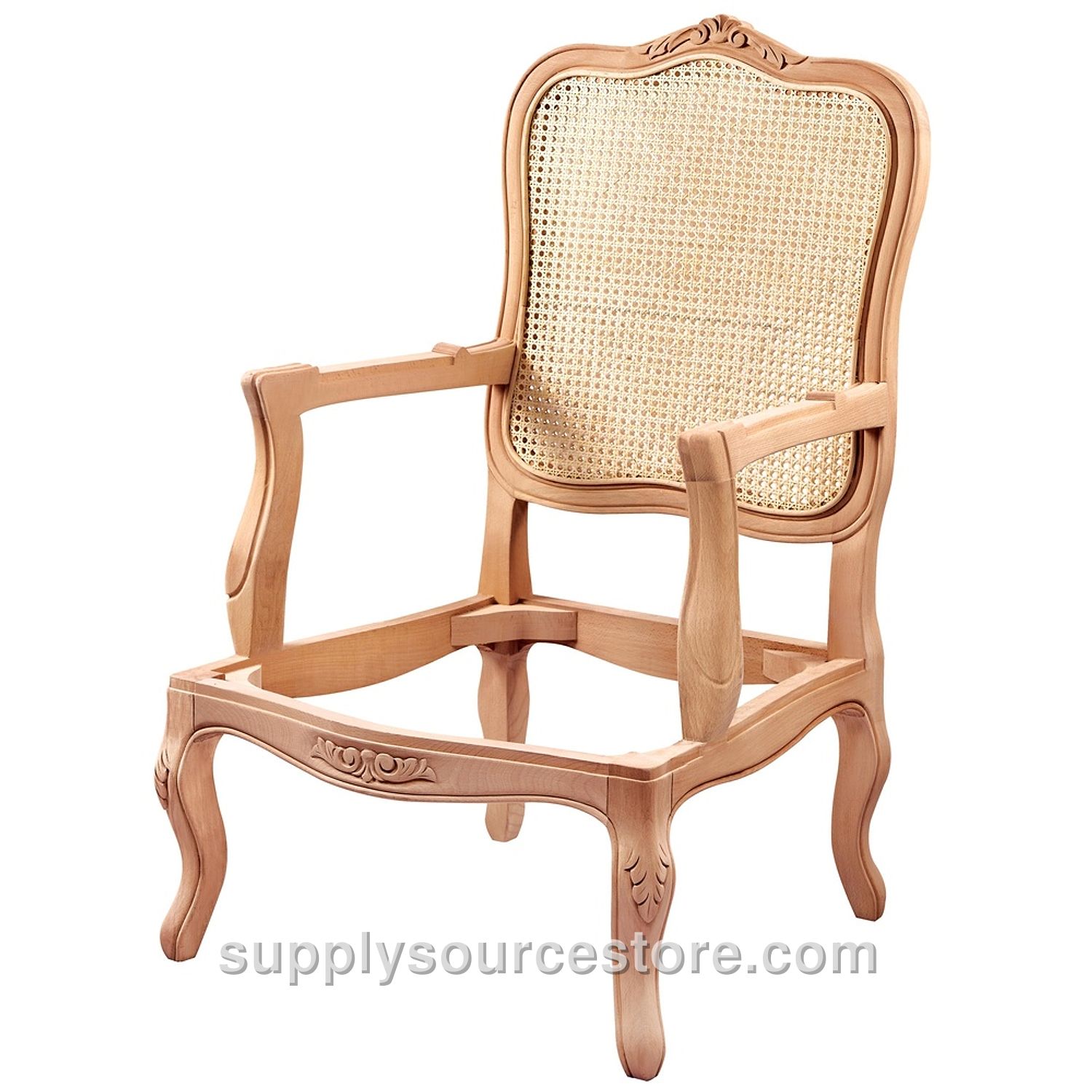 Wicker Italian Patterned Armchair