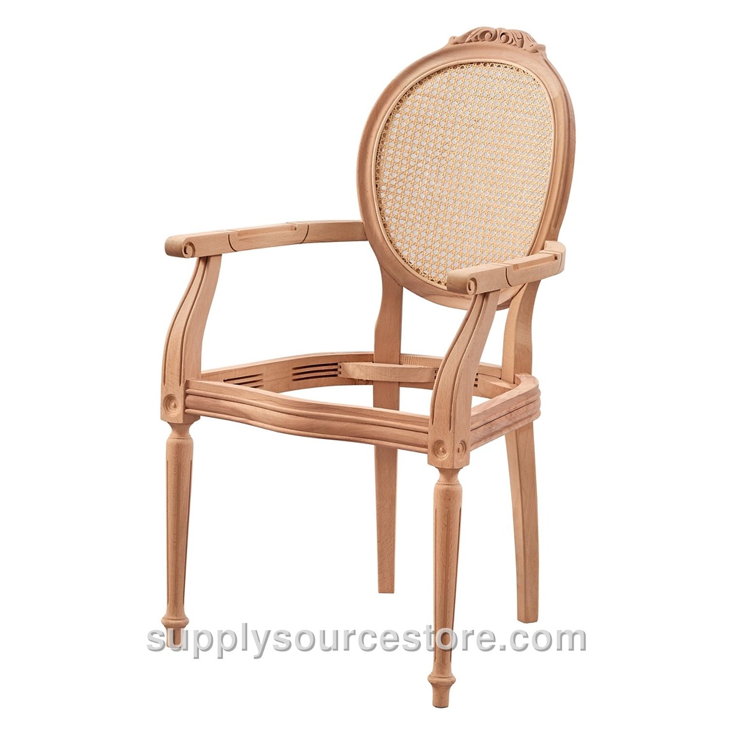 Floral Patterned Coil Accent Chair
