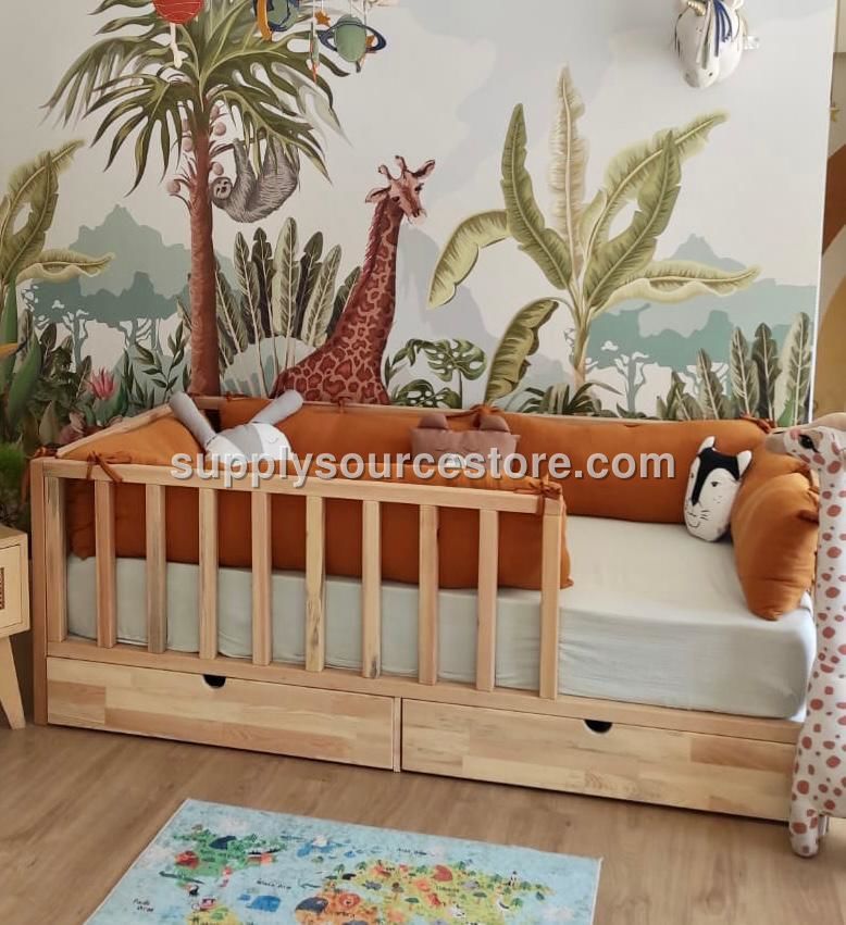 Odin Solid Wood Bed Frame