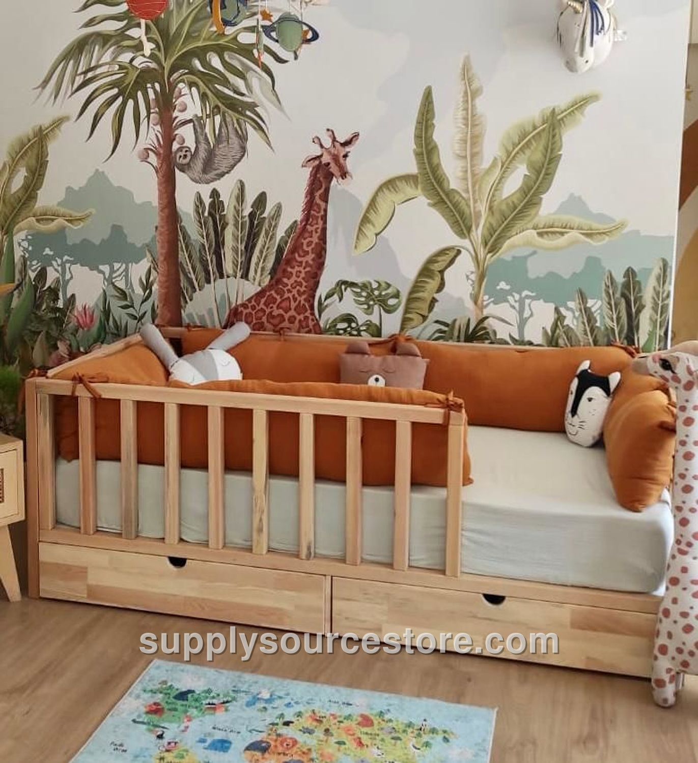 Odin Solid Pine Crib