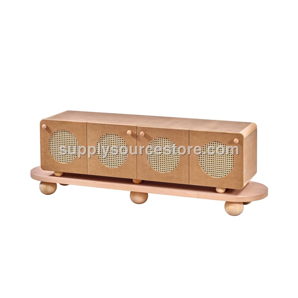 Ribbed 190 Size Round Console