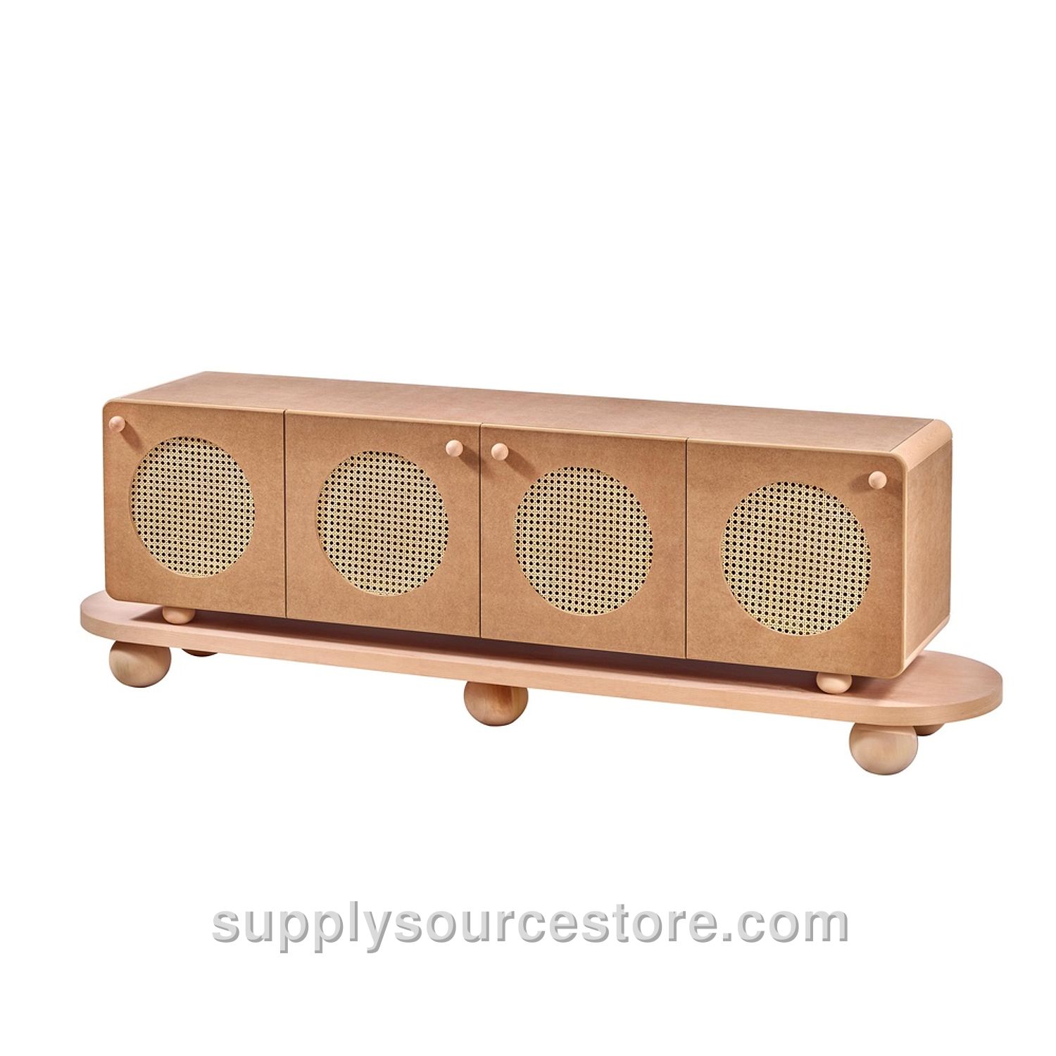 Wicker 210mm (8.3 in) Round Console