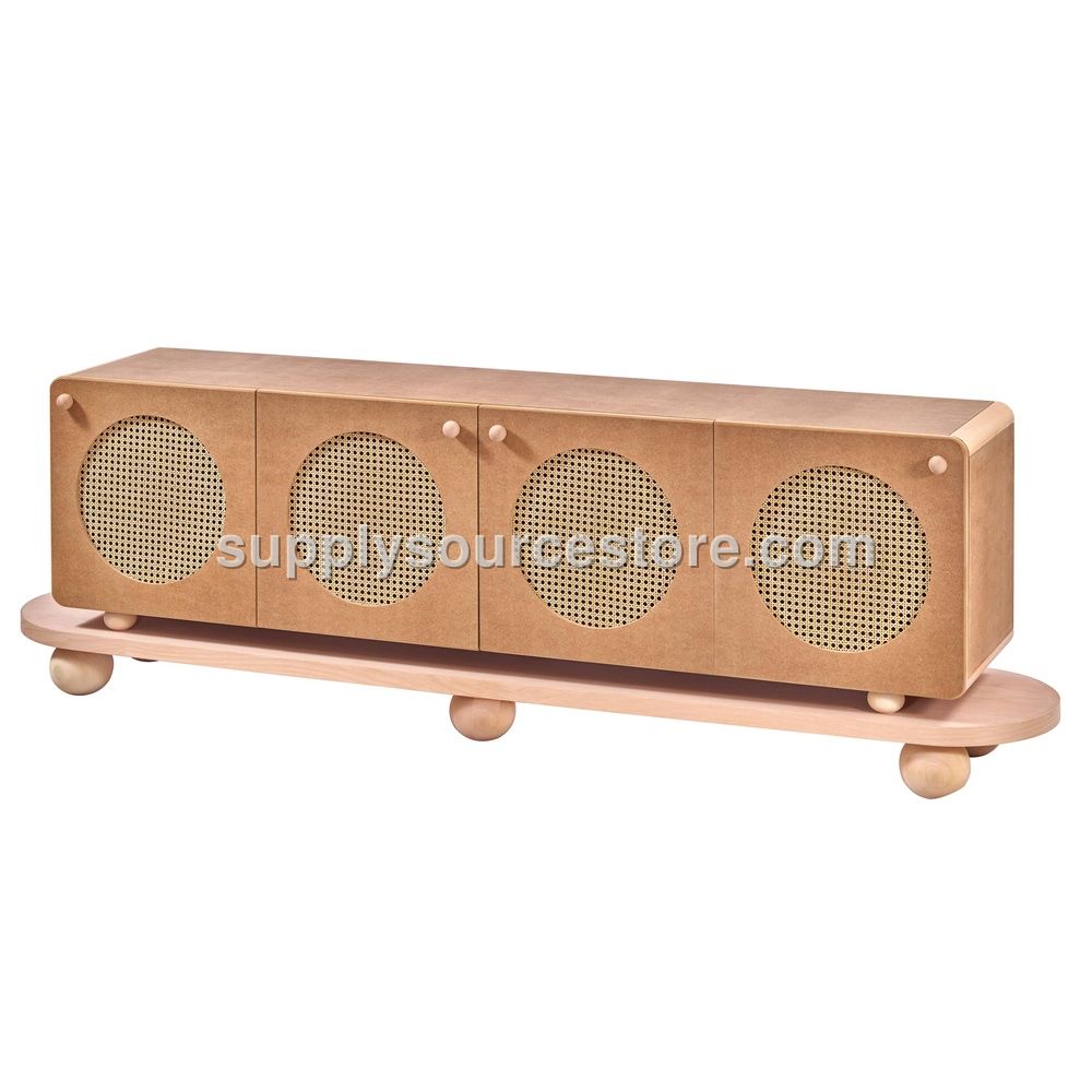 Ribbed 230 Size Round Console