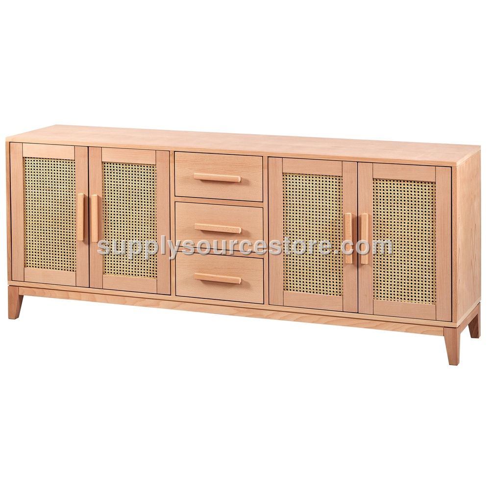 Ribbed Drawer Conical Console