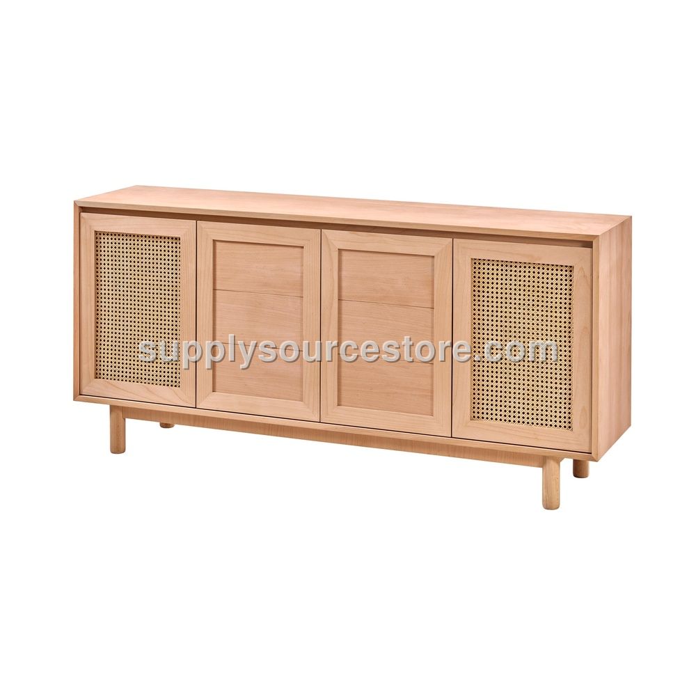Wicker 180 Set Abelia Birch Console