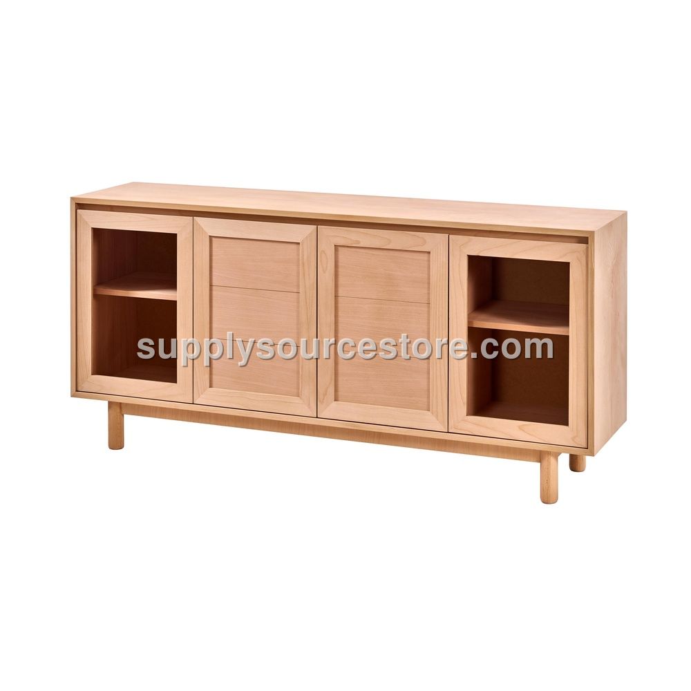 180 Set Abelia Birch Open Console