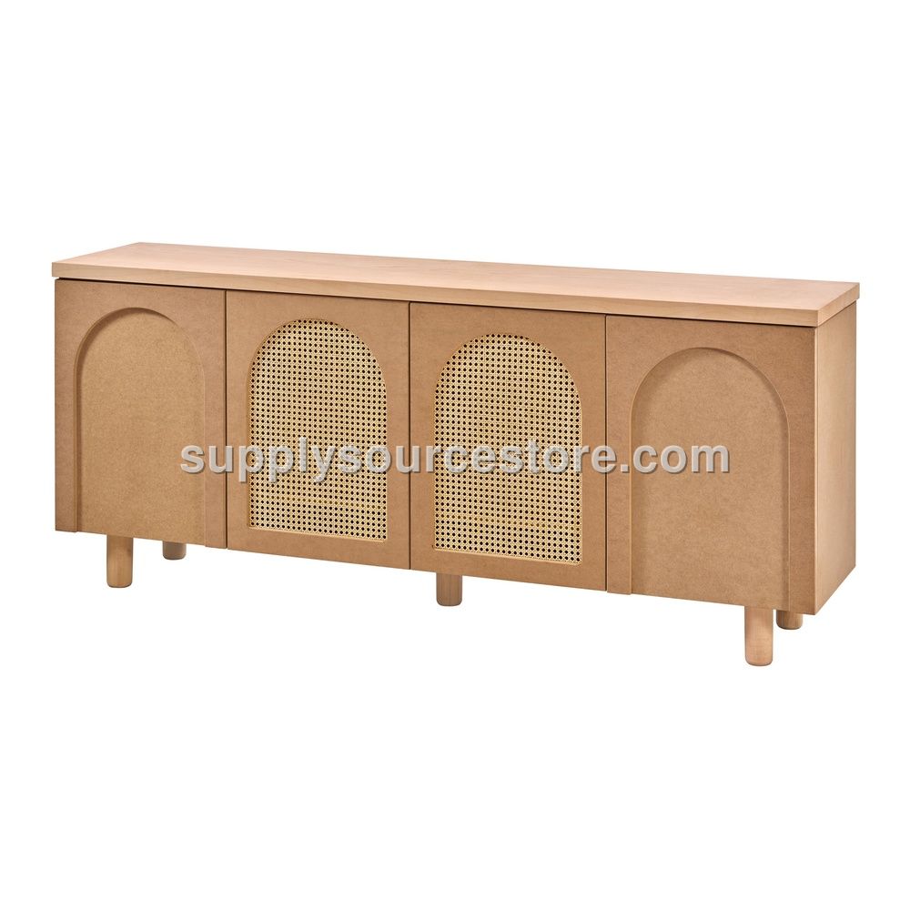 Ribbed Cubic Console