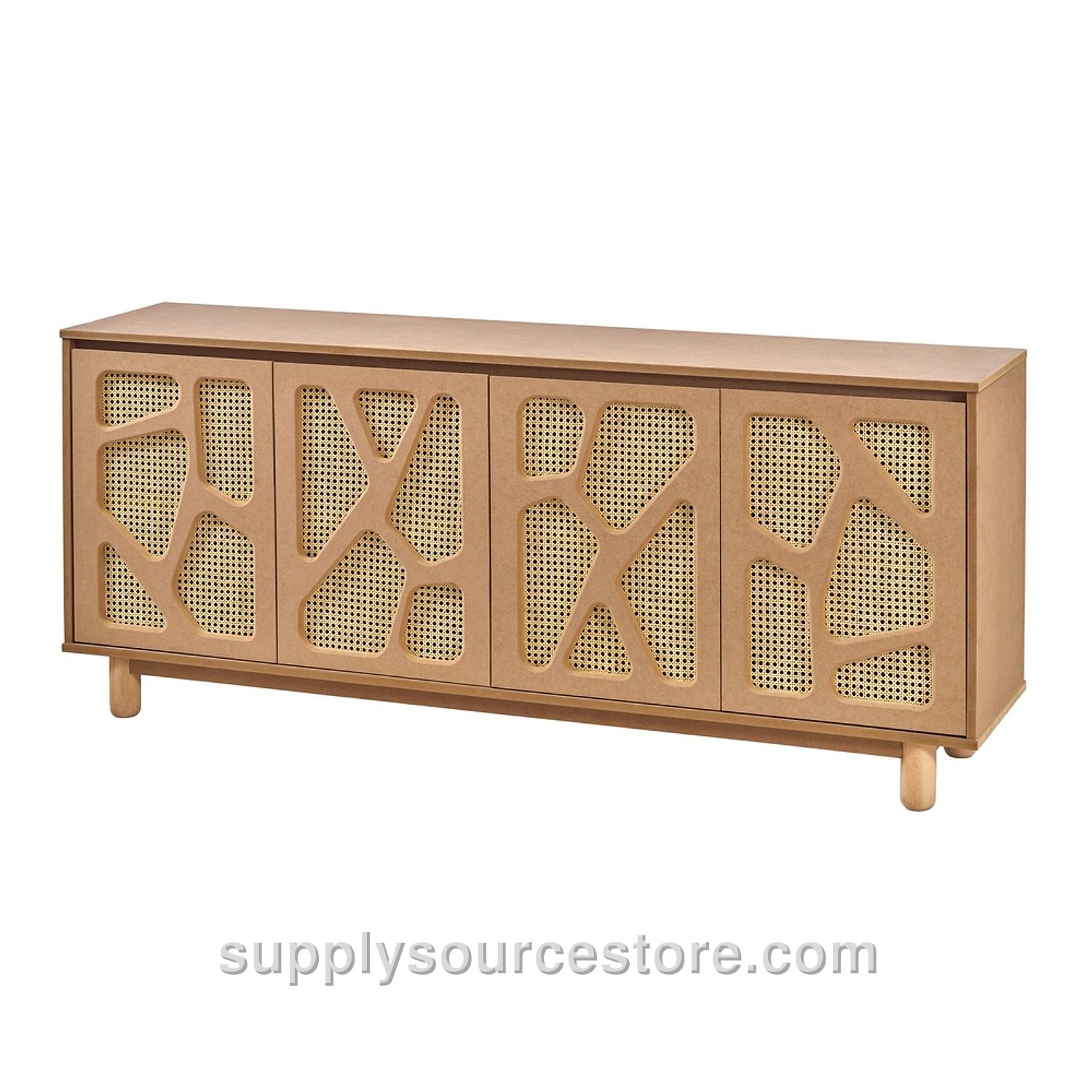 Rattan Tudor Console