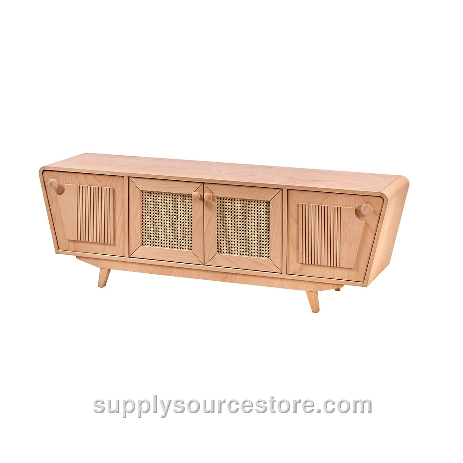 Striped TV Stand
