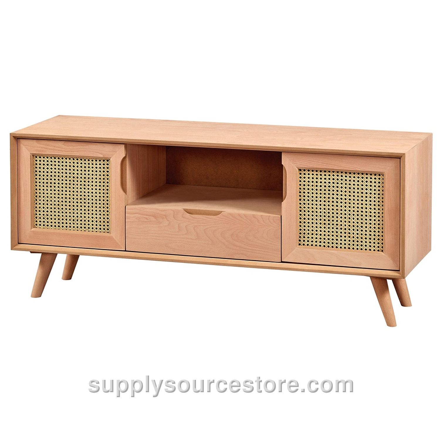 Ribbed 140 Retro TV Stand