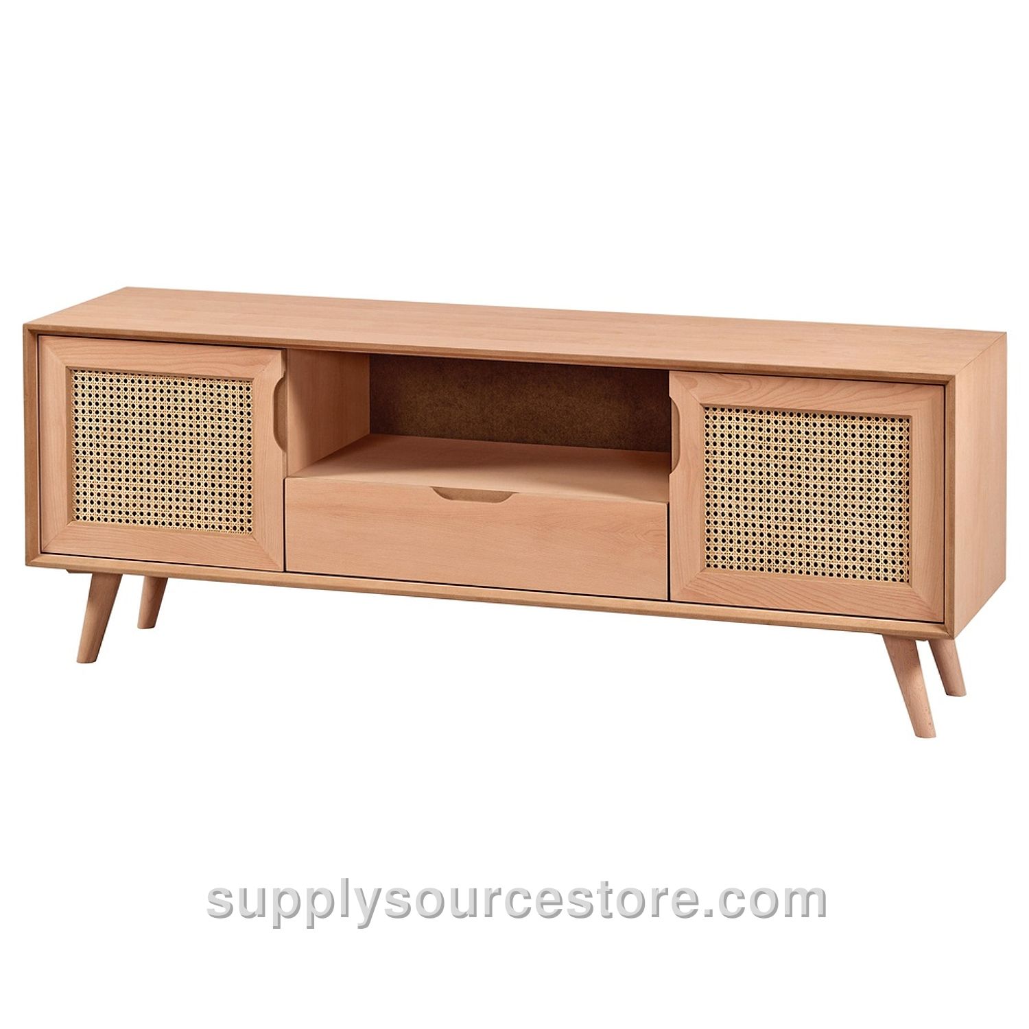 Ribbed 160 Retro TV Stand