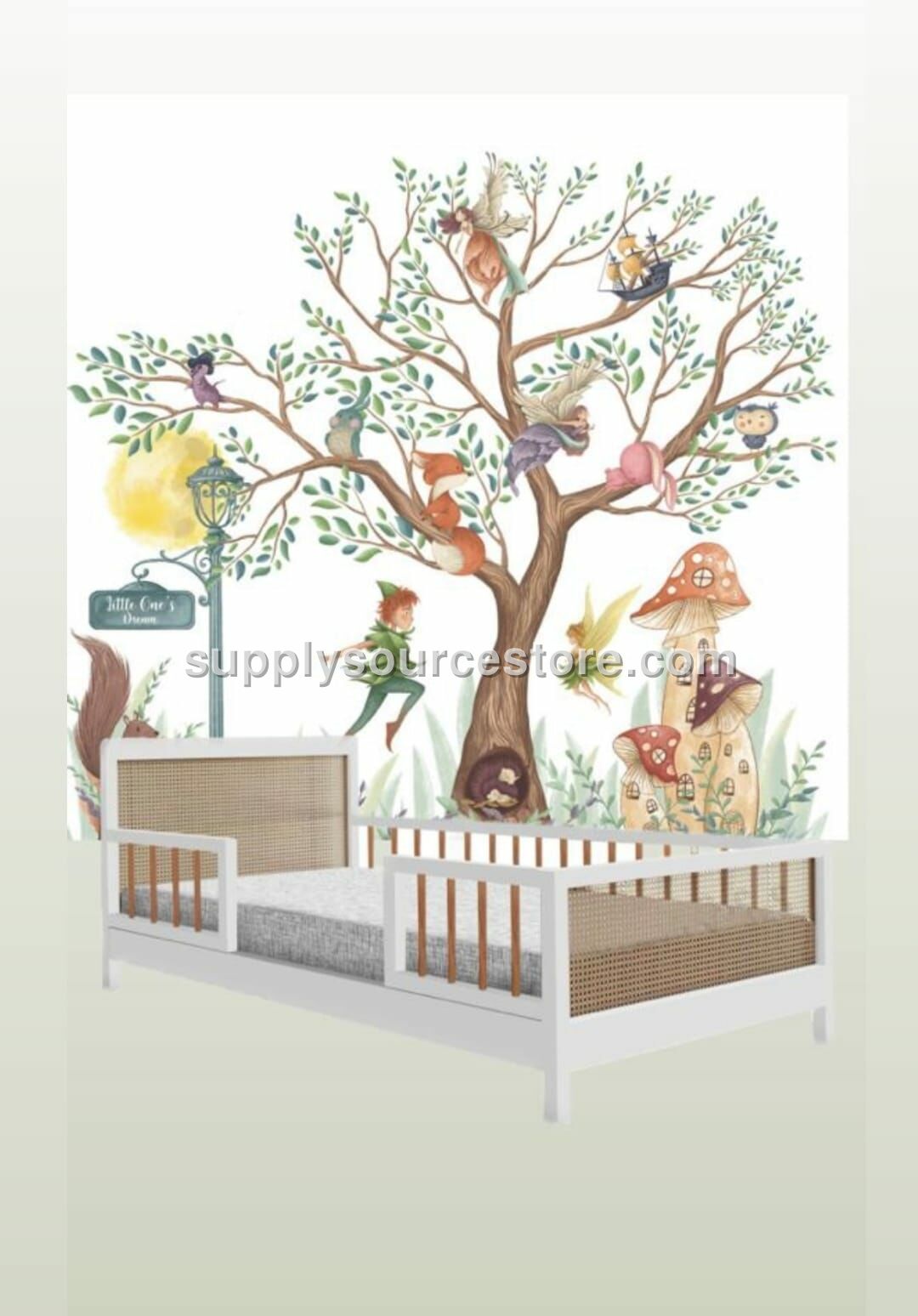 Souffle Solid Wood Bed Frame