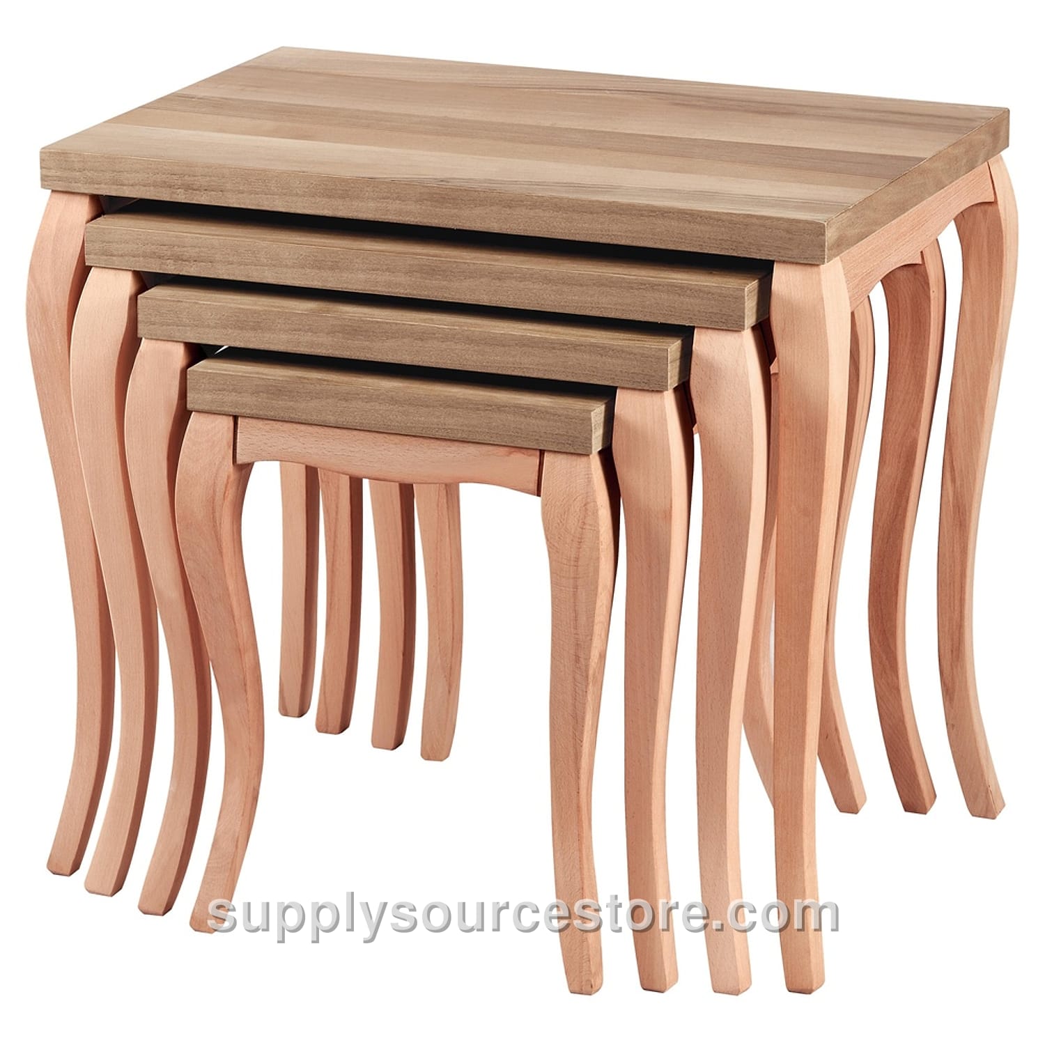 Walnut Avantgarde Nesting Tables