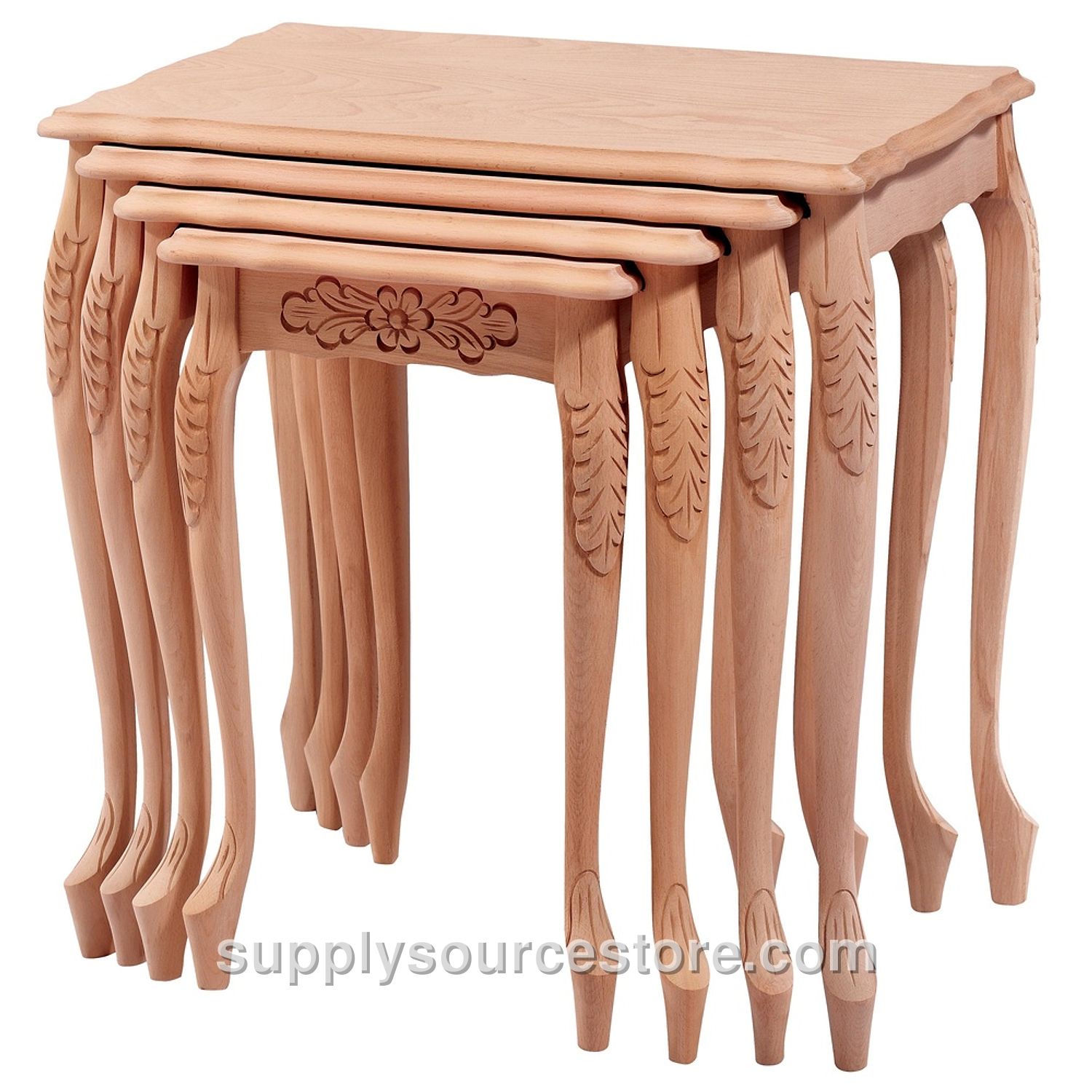 High Coarse Embossed Nesting Table
