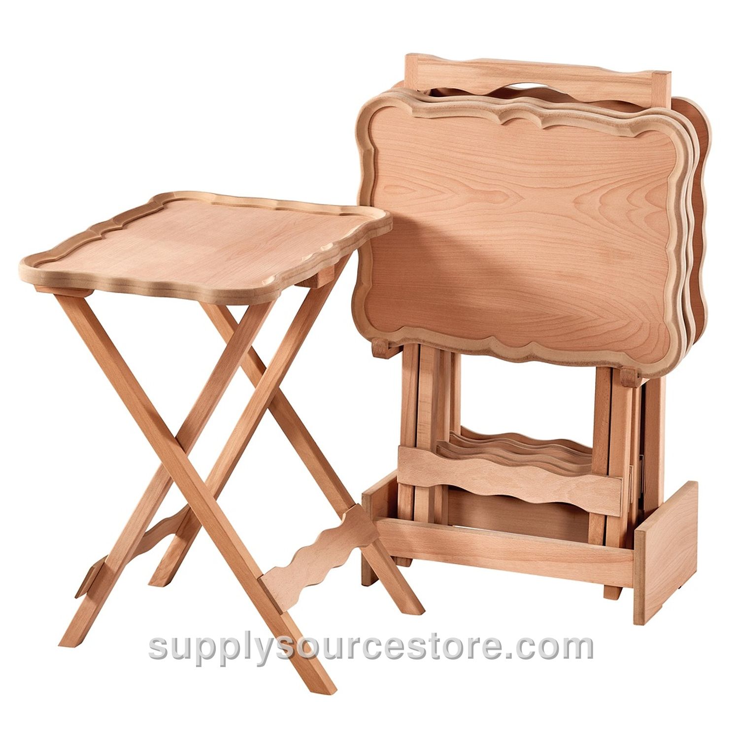 Large Bag Nesting Tables with Pool