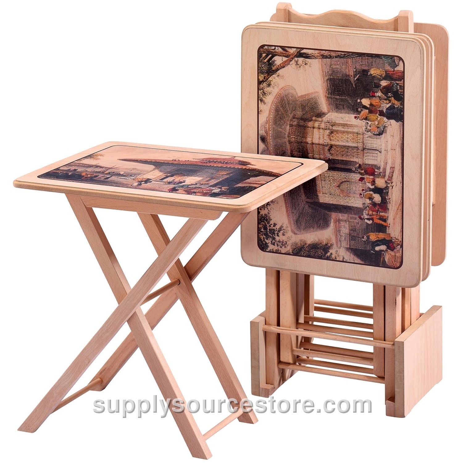 NO 26 Square Bag Nesting Tables