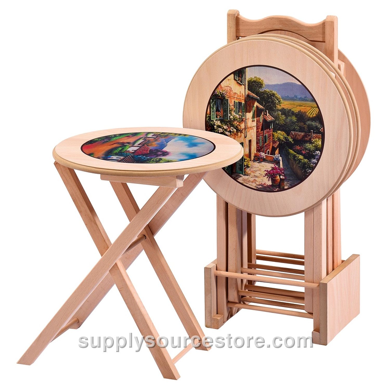 NO 115 Round Bag Nesting Tables