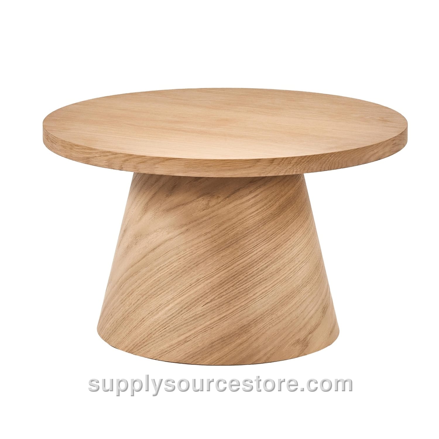 Oak Barrel Center Table