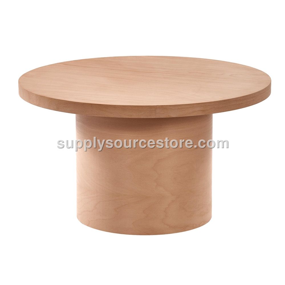 Birch Cylindrical Coffee Table