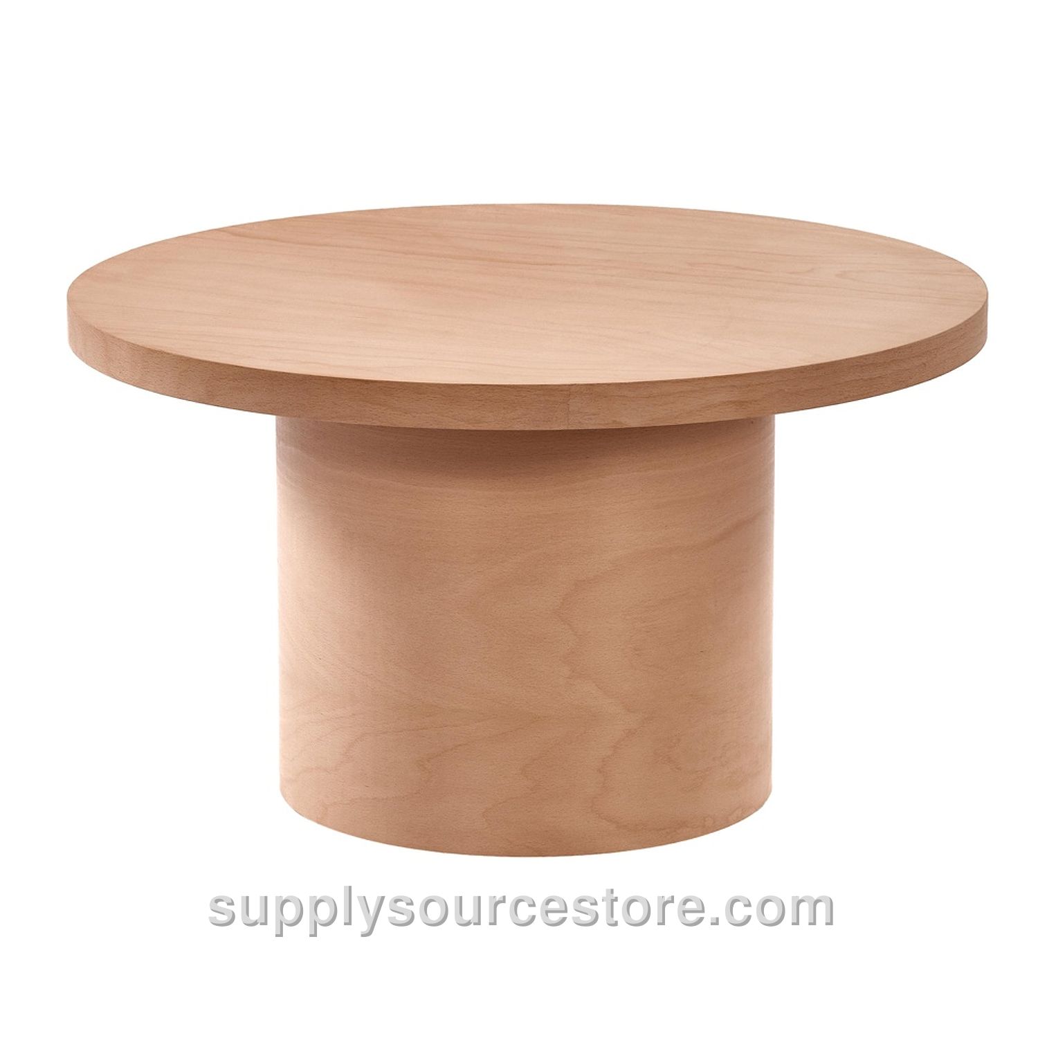 Beech Cylinder Center Table