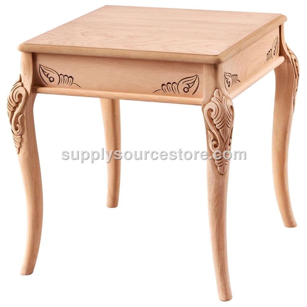 Silk Carved Side Table