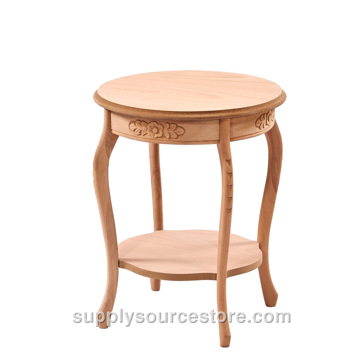 Round Carved Rocking Chair