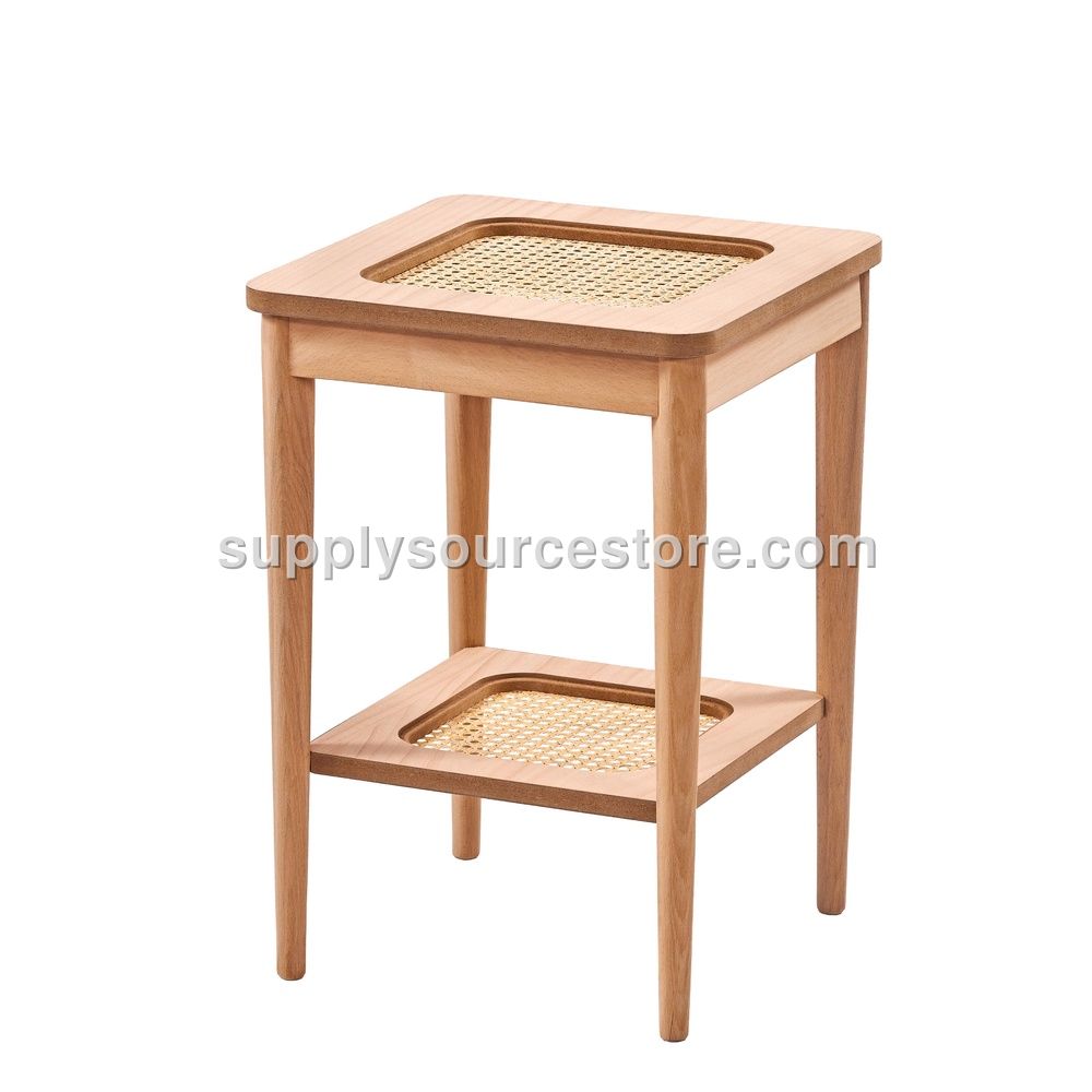 Bohem Square Straw Planter