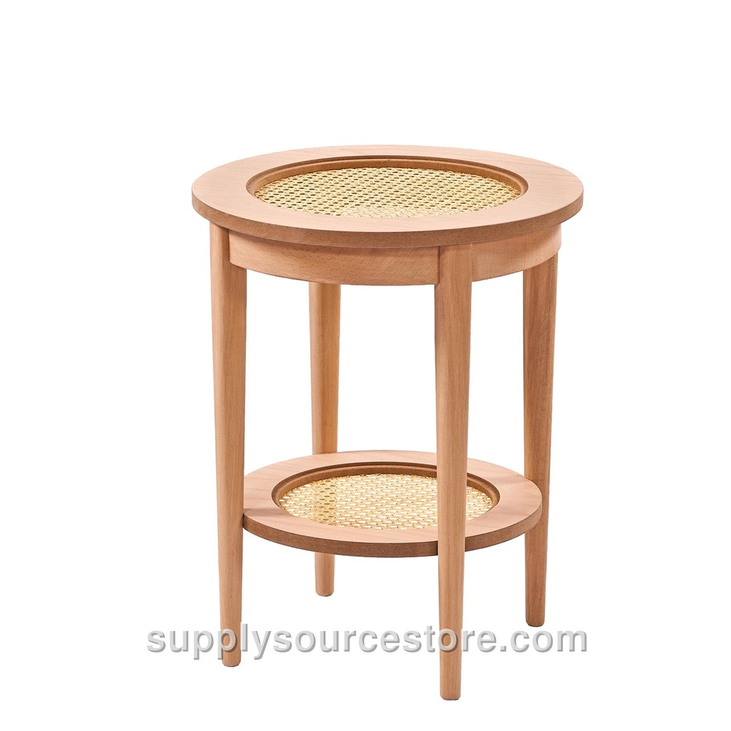 Boho Round Straw Planter