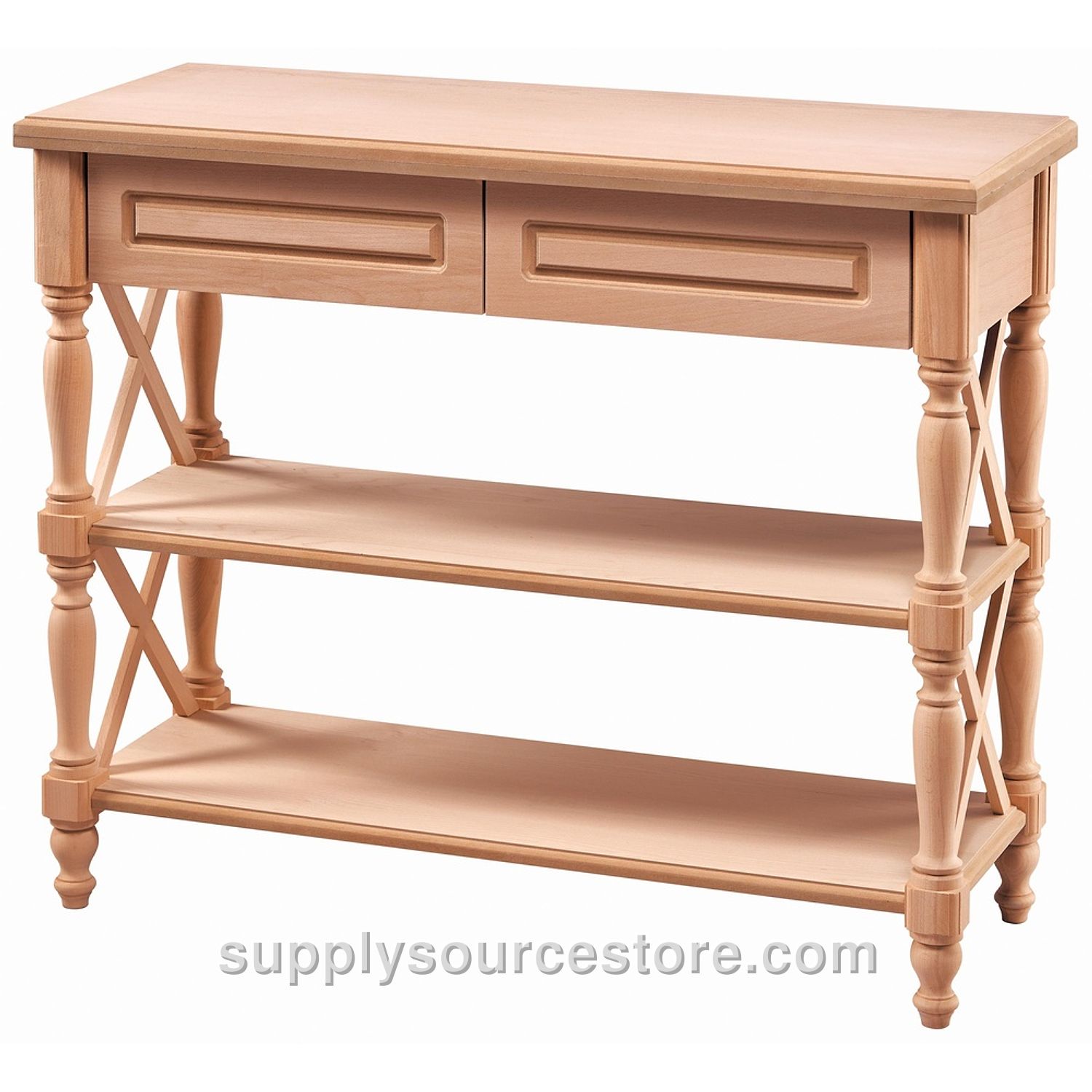 Cross Screw Multi-Level Dressing Table