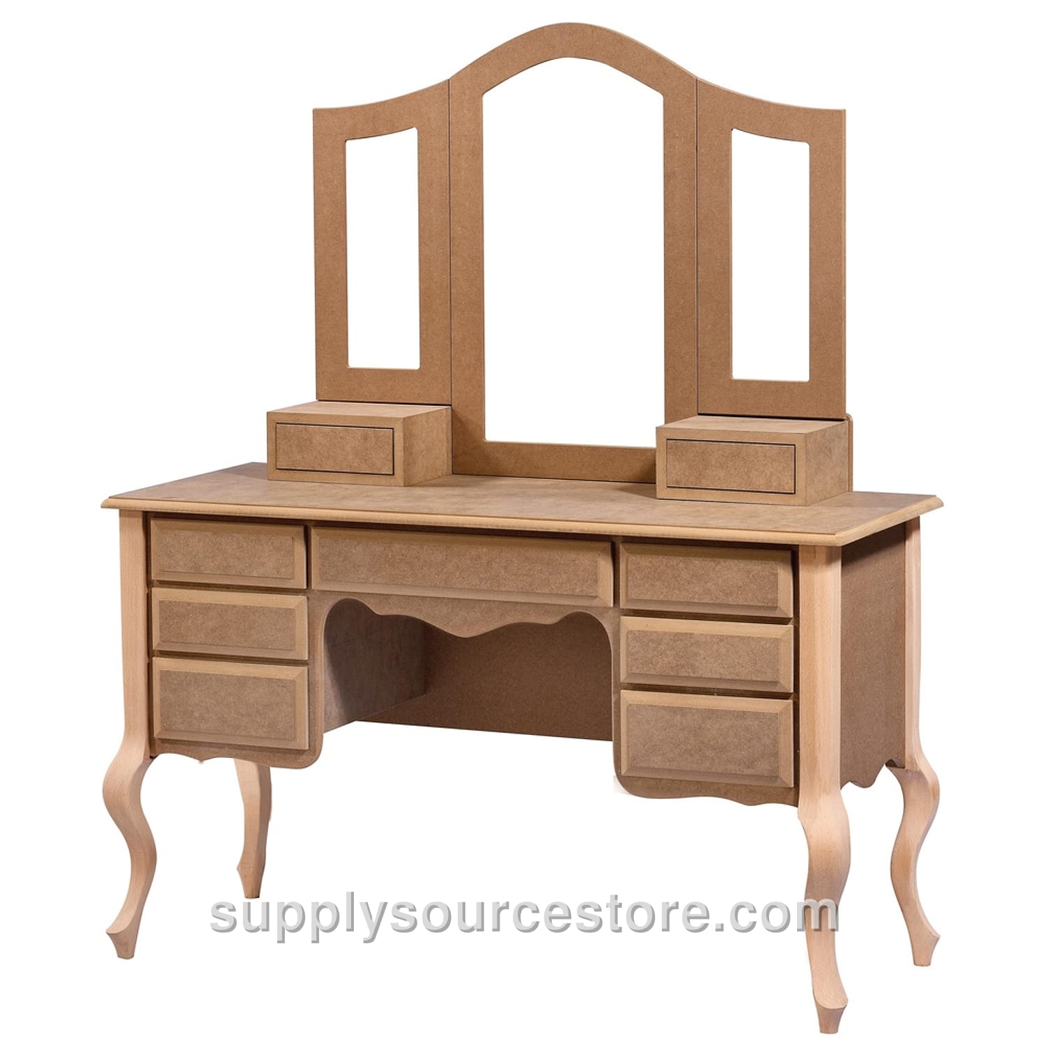 7-Drawer Luxury Makeup Table