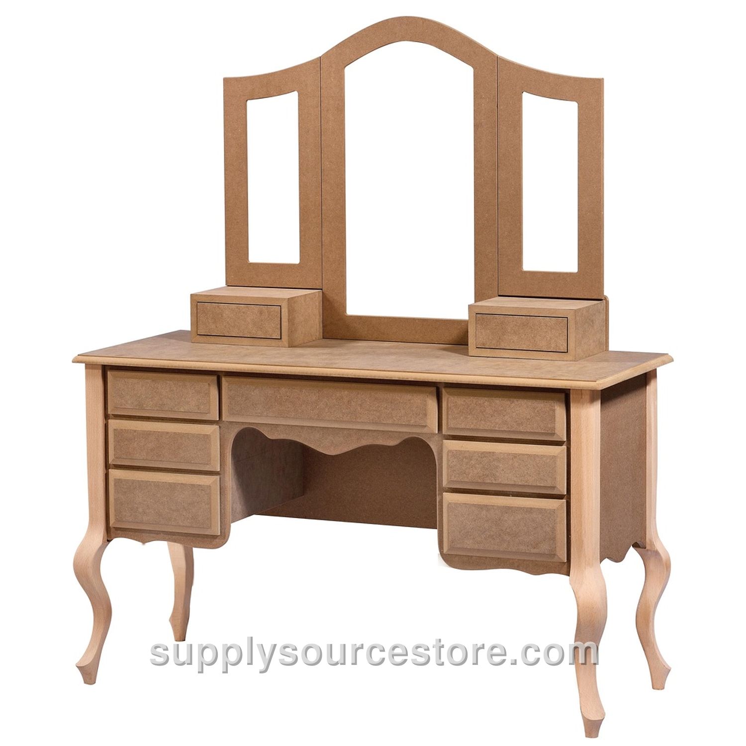 7-Drawer Makeup Table