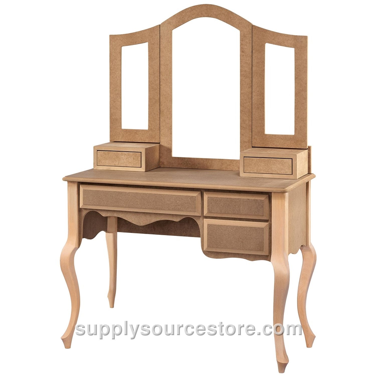 3-Drawer Makeup Table