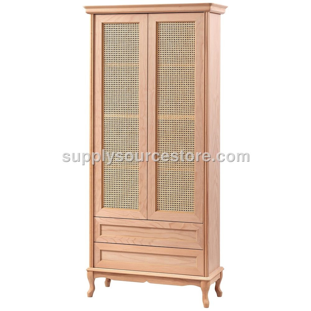 Wicker Drawer Bookshelf