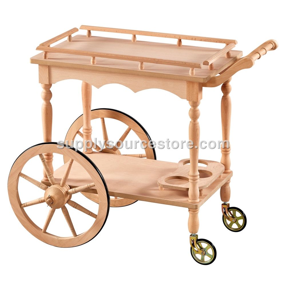 Large Single-Wheel Service Cart