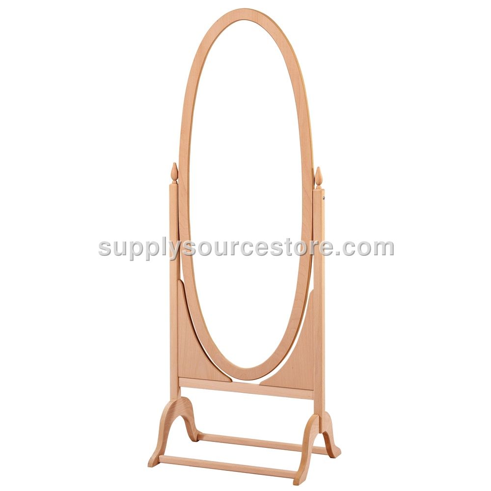 Large Oval Full-Size Mirror