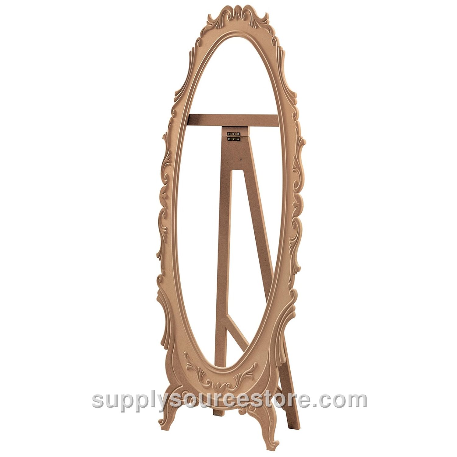 Lale Oval Mirror With Stand
