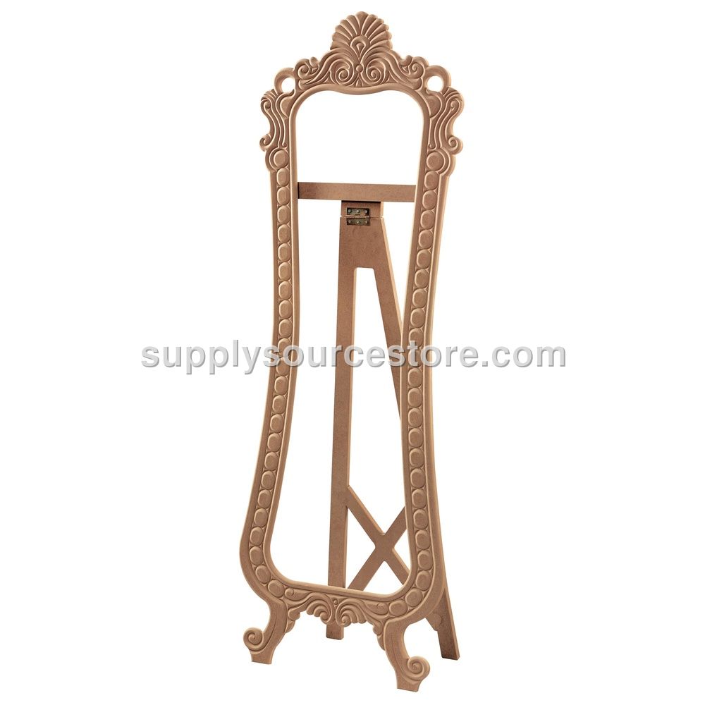 Legged bead full-length mirror