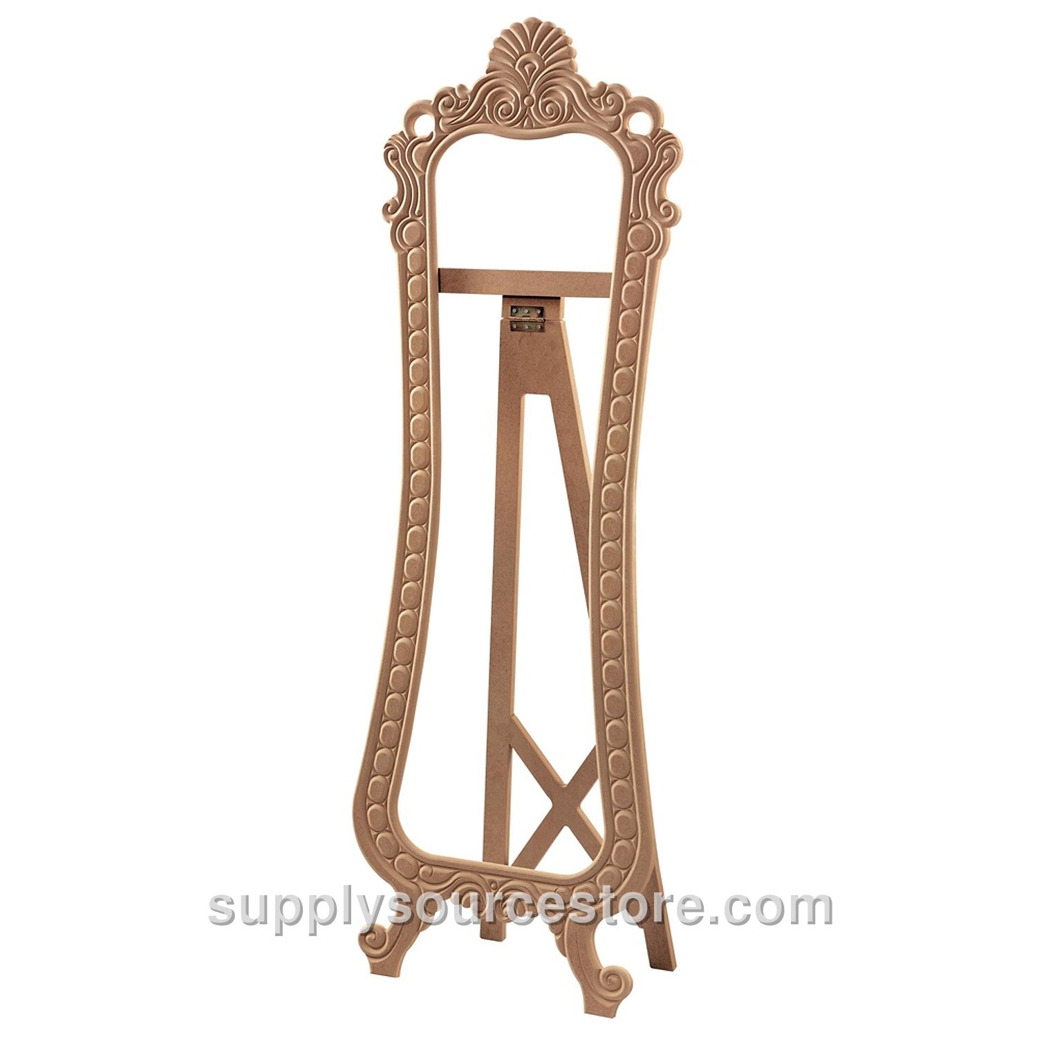 Beaded Pedestal Mirror