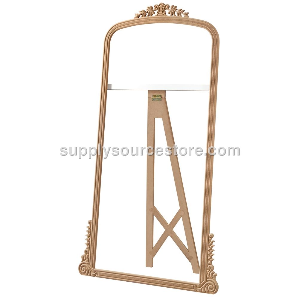 Legged large trend full-length mirror